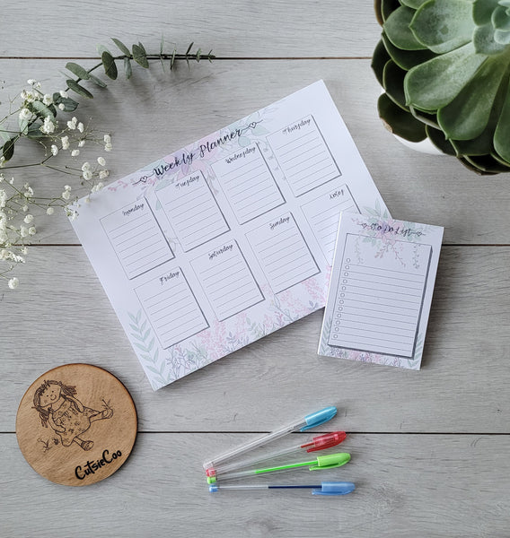 Weekly Planner & To-Do List (Bundle)